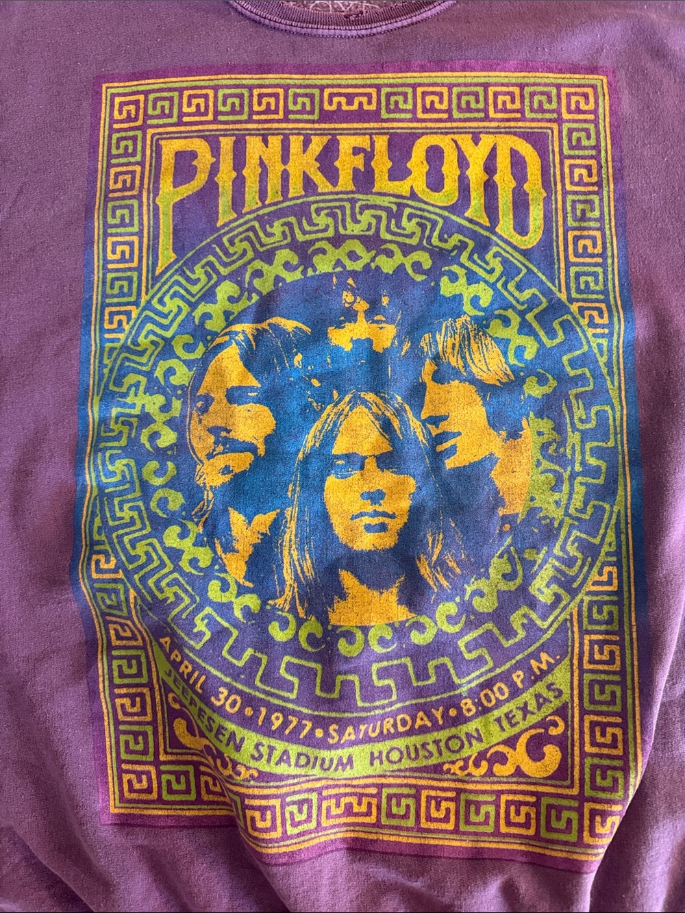 Urban Outfitters Purple Pink Floyd graphic crewneck oversized sweatshirt - Picture 3 of 7